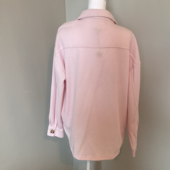 NWT Hippie Rose cloud pink Shacket - Picture 2 of 5